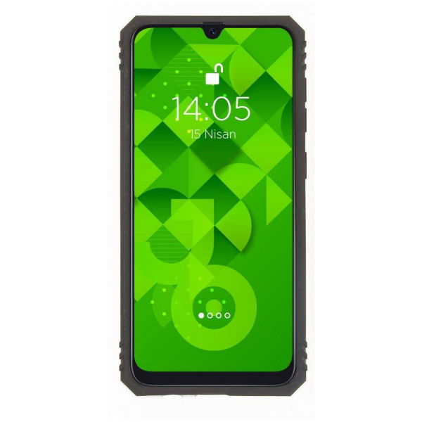 Jopus Galaxy A50 ile Uyumlu Yüzüklü Standlı Zırhlı Silikon Kılıf Lacivert