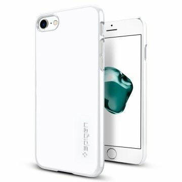 Spigen iPhone 7 ile Uyumlu Kılıf Thin Fit Ultra İnce White