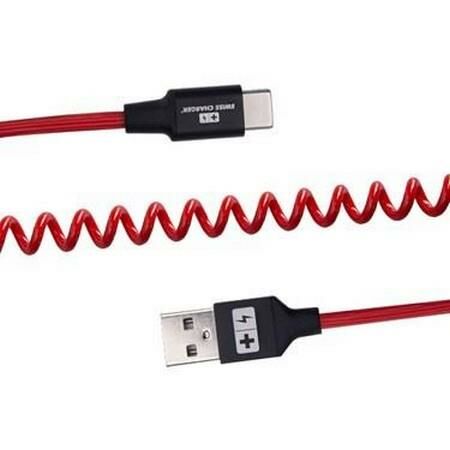 Swiss Charger Spiral Type C Kablo SCC-10012 1,5m