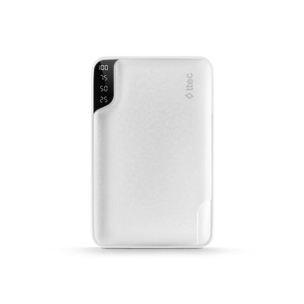 Ttec Recharger Duo Led 10.000mah Taşınabilir Powerbank 2BB162B Beyaz