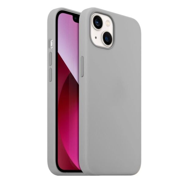 Buff iPhone 13 ile Uyumlu Rubber S Kılıf Gray