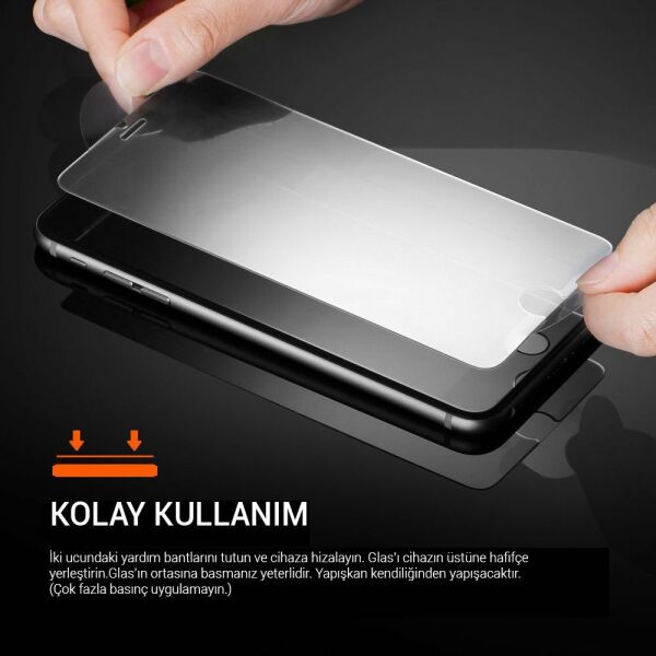 Spigen iPhone 6s Plus/6 Plus Cam ile Uyumlu Ekran Koruyucu GLAS.tR SLIM