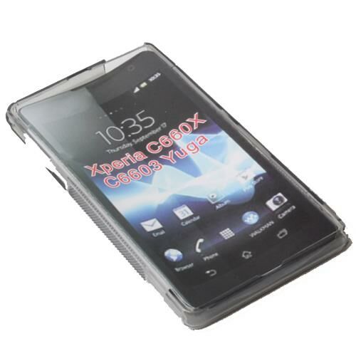 Xperia Z ile Uyumlu S Desenli Silikon Kılıf Gri