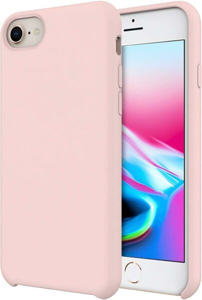 Buff iPhone 8/7 ile Uyumlu Rubber Fit Kılıf Pink Sand