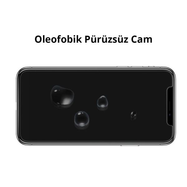 Spigen iPhone X ile Uyumlu Cam Ekran Koruyucu GLAS.tR SLIM