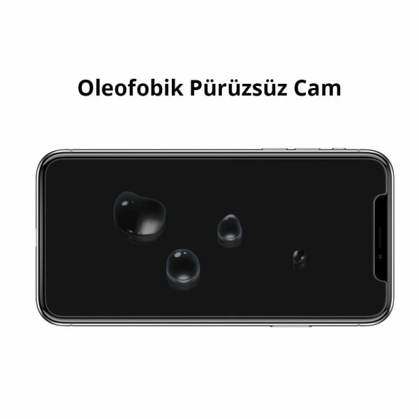 Spigen iPhone X ile Uyumlu Cam Ekran Koruyucu GLAS.tR SLIM