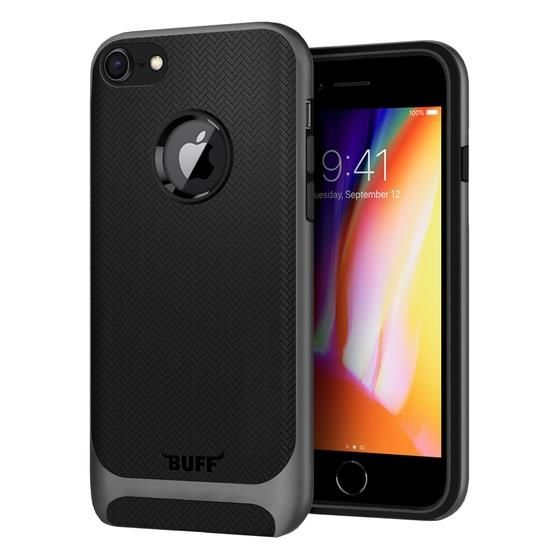 Buff iPhone 8 ile Uyumlu New Armor Kılıf Space Gray