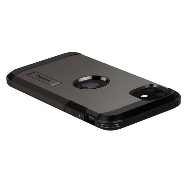 Spigen iPhone 11 Pro ile Uyumlu Kılıf Tough Armor XP Gunmetal