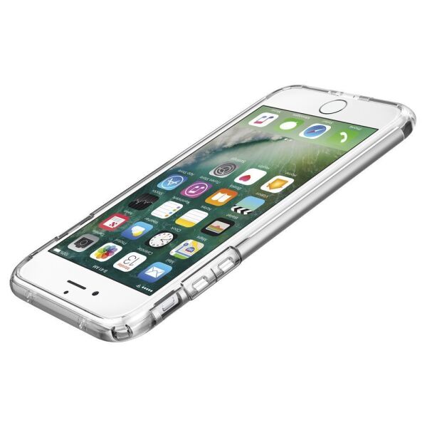 Spigen iPhone 7 Plus ile Uyumlu Kılıf Hybrid Armor Satin Silver