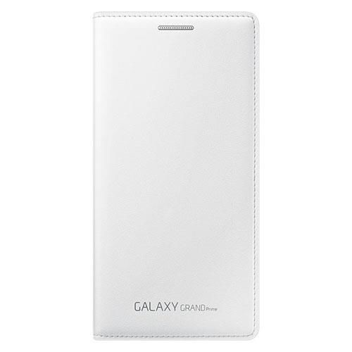 Galaxy Grand Prime ile Uyumlu Kılıf Flip Wallet Beyaz EF-WG530BWSEGWW (Out)