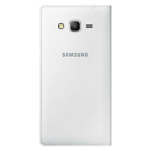 Galaxy Grand Prime ile Uyumlu Kılıf Flip Wallet Beyaz EF-WG530BWSEGWW (Out)