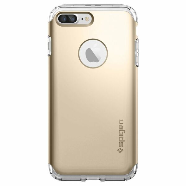 Spigen iPhone 7 Plus ile Uyumlu Kılıf Hybrid Armor Champagne Gold