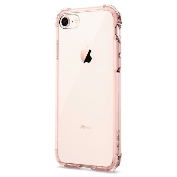 Spigen iPhone 7/8 ile Uyumlu Kılıf Crystal Shell Rose Crystal