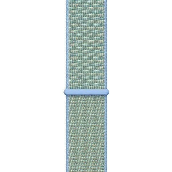 Apple Watch ile Uyumlu 42-44mm Kumaş Kayış Açık Mavi
