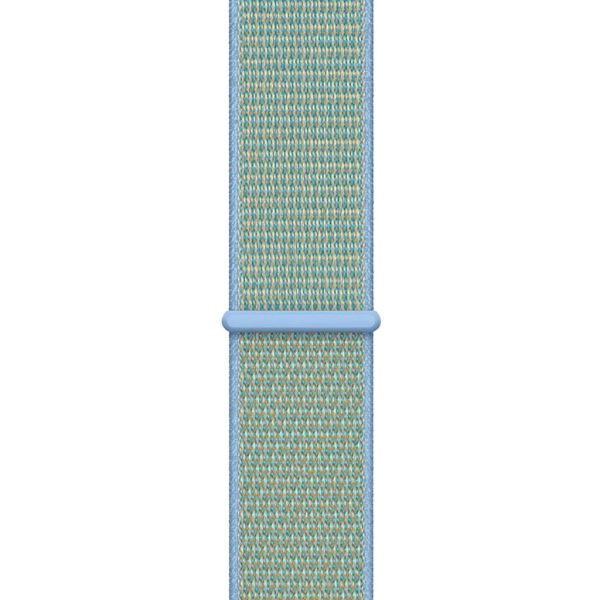 Apple Watch ile Uyumlu 42-44mm Kumaş Kayış Açık Mavi