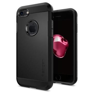 Spigen iPhone 7 ile Uyumlu Kılıf Tough Armor Black