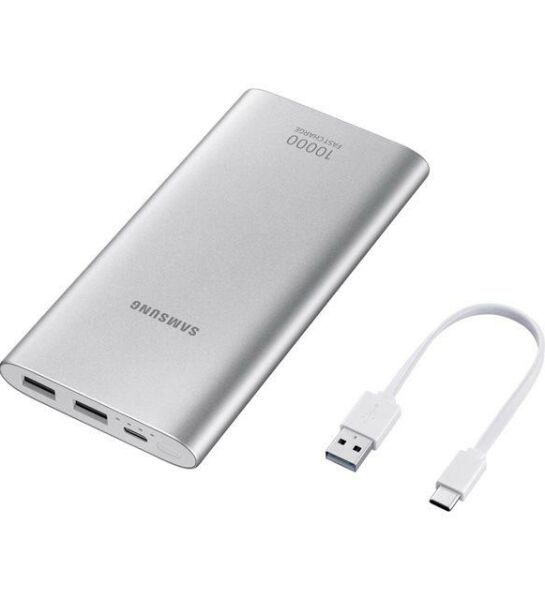 10000mAh Taşınabilir Hızlı Şarj Cihazı Gümüş -  ( Type C ) EB-P1100CSEGWW