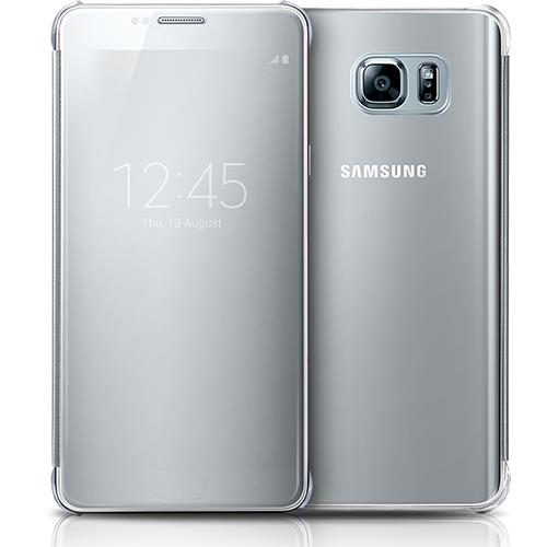 Galaxy Note5 ile Uyumlu Clear View Cover Fonksiyonel Kılıf Gri EF-ZN920CSEGWW
