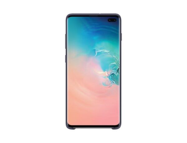 Galaxy S10 Plus ile Uyumlu Kılıf Silicone Cover Lacivert EF-PG975 (Out)