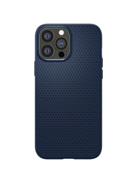 Spigen iPhone 13 Pro ile Uyumlu Kılıf Liquid Air Navy Blue