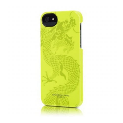 iPhone SE/5S/5 ile Uyumlu Shanghai Tang Hard Shell Sert Kılıf  Yeşil Dragon (ST-505)
