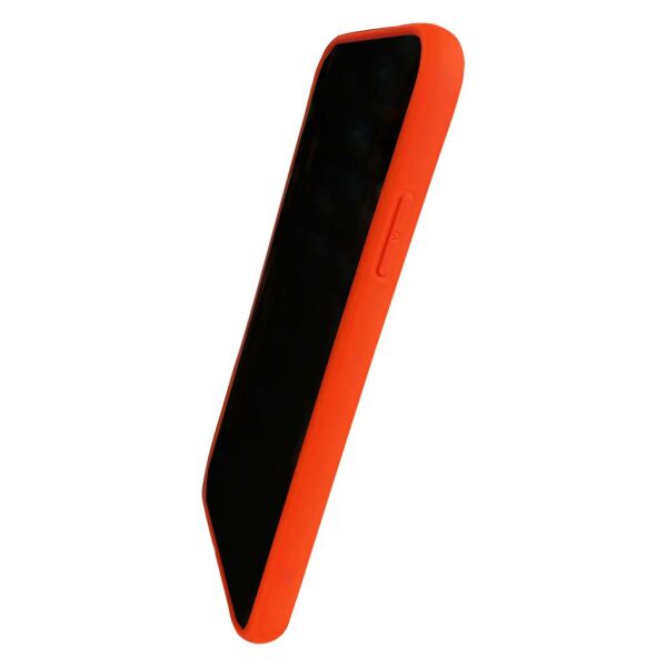 iPhone 11 ile Uyumlu Cappy Silikon Kılıf Turuncu