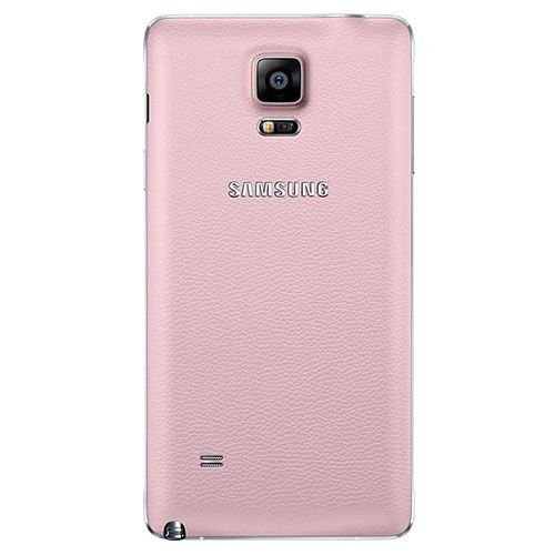 Galaxy Note 4 N910 ile Uyumlu Arka Kapak Pembe EF-ON910SPEGWW