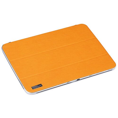 Galaxy Tab 3 10.1 P5200/P5210 ile Uyumlu ROCK Kapaklı Slim Kılıf Turuncu