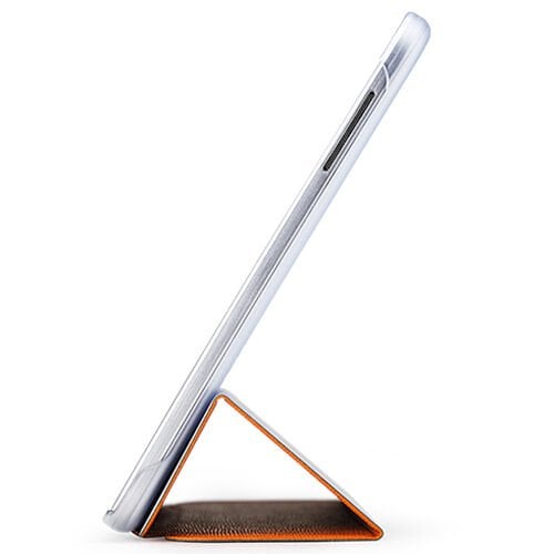 Galaxy Tab 3 10.1 P5200/P5210 ile Uyumlu ROCK Kapaklı Slim Kılıf Turuncu
