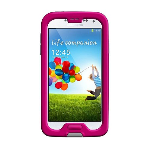 LifeProof Galaxy S4 ile Uyumlu Ultra Koruma Kılıfı Pembe-Gri