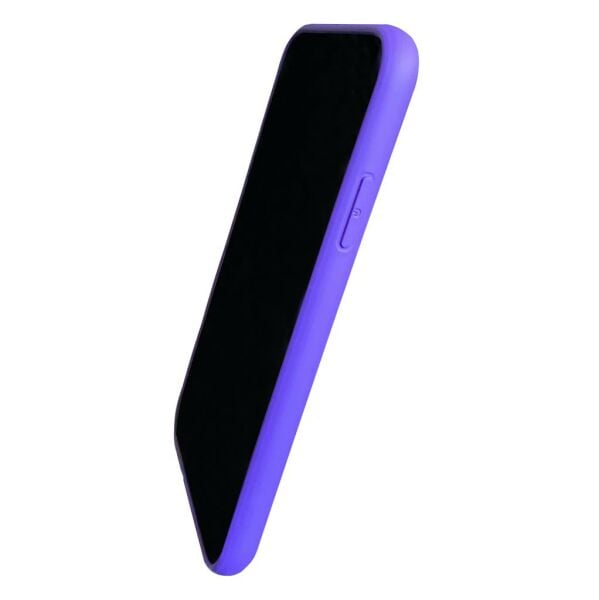 iPhone 11 ile Uyumlu Cappy Silikon Kılıf Mor