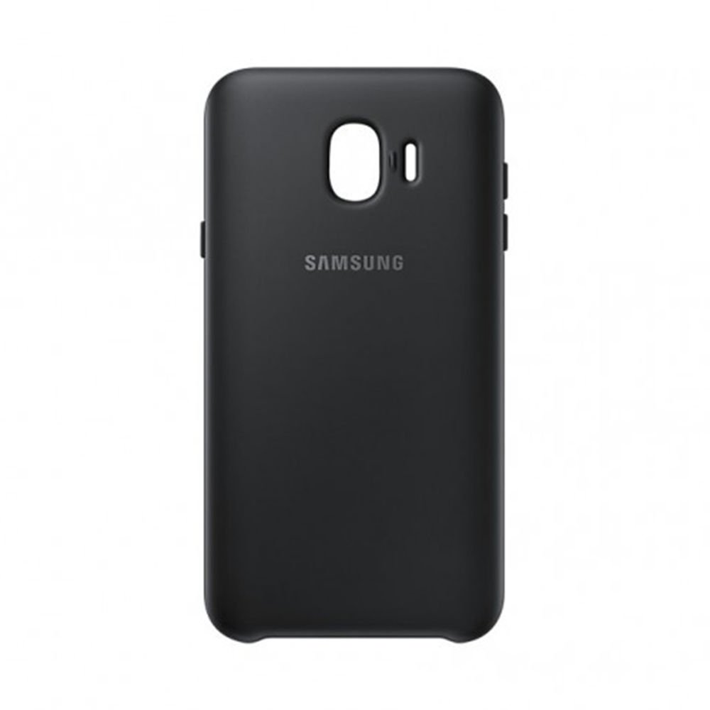 Galaxy J4 2018 ile Uyumlu Dual Layer Sert Kılıf Siyah