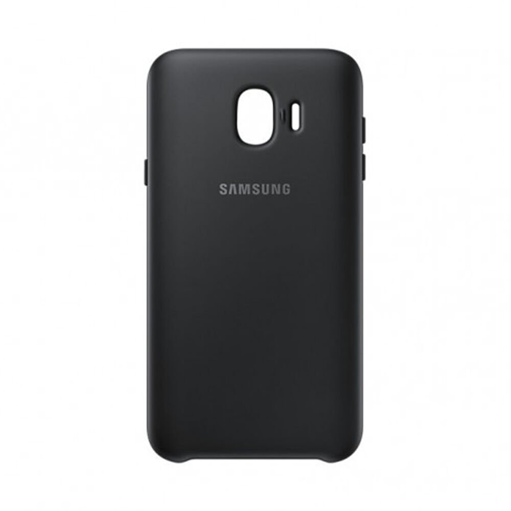 Galaxy J4 2018 ile Uyumlu Dual Layer Sert Kılıf Siyah