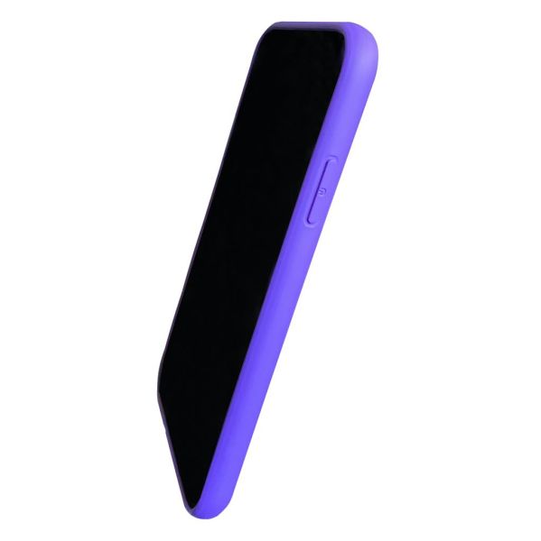 iPhone 11 ile Uyumlu Cappy Silikon Kılıf Mor