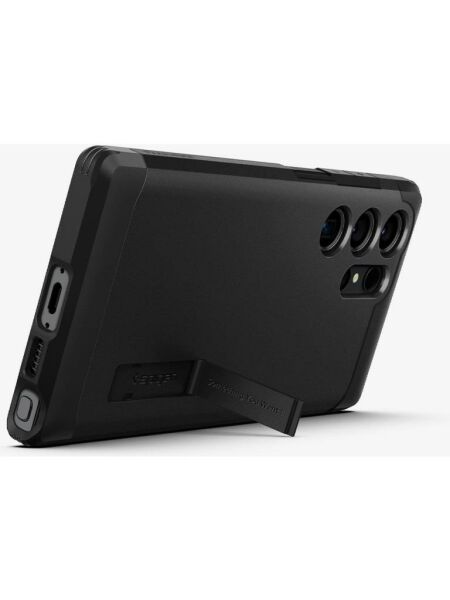 Spigen Galaxy S23 Ultra ile Uyumlu Kılıf Tough Armor Black