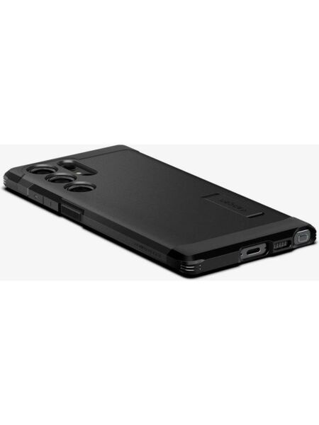 Spigen Galaxy S23 Ultra ile Uyumlu Kılıf Tough Armor Black