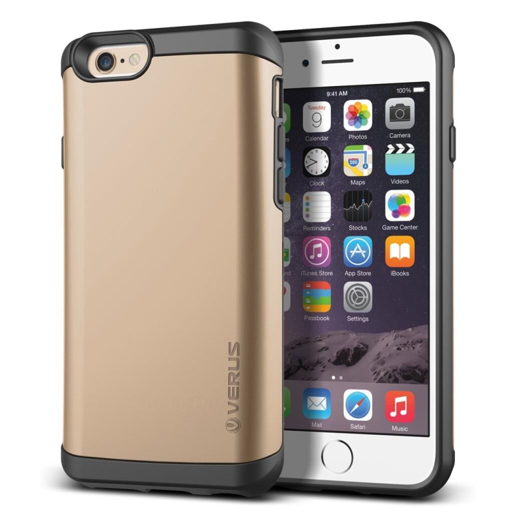 Verus iPhone 6 4.7 ile Uyumlu Case Damda Veil Series Kılıf Renk  Shine Gold