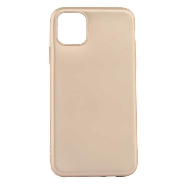 Zore iPhone 11 ile Uyumlu Premier Silikon Kılıf Gold