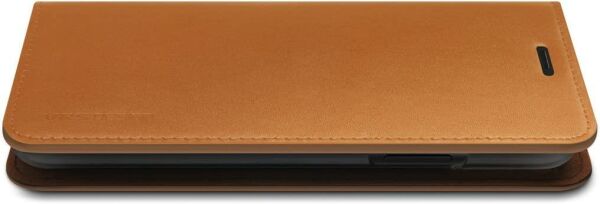 VRS Design İPhone X ile Uyumlu Genuine Leather Kılıf Brown