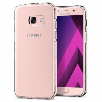 Spigen Galaxy A5 2017 ile Uyumlu Kılıf Liquid Crystal 4 Tarafı Kapalı