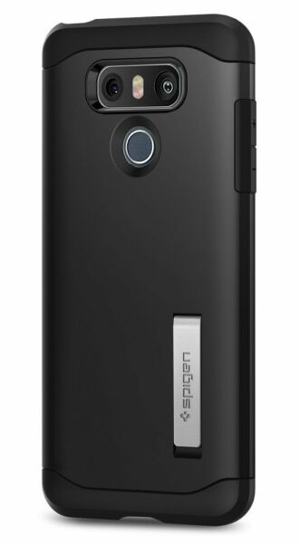 Spigen G6 ile Uyumlu Kılıf Slim Armor Black