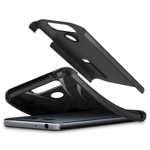 Spigen G6 ile Uyumlu Kılıf Slim Armor Black