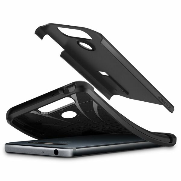 Spigen G6 ile Uyumlu Kılıf Slim Armor Black