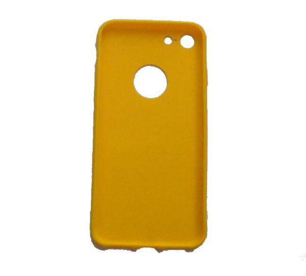 Jopus iPhone 7 ile Uyumlu Soft Oil Silikon Kılıf Sarı JS-108