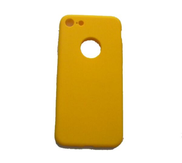 Jopus iPhone 7 ile Uyumlu Soft Oil Silikon Kılıf Sarı JS-108