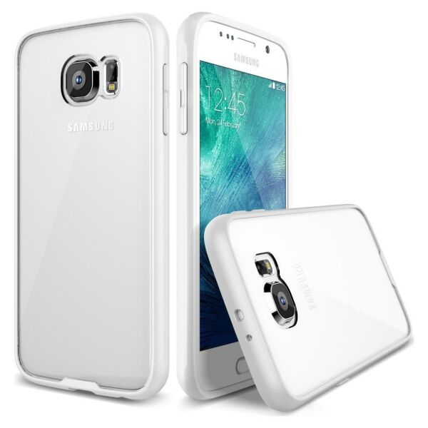 Verus Galaxy S6 ile Uyumlu Crystal Mixx Kılıf White