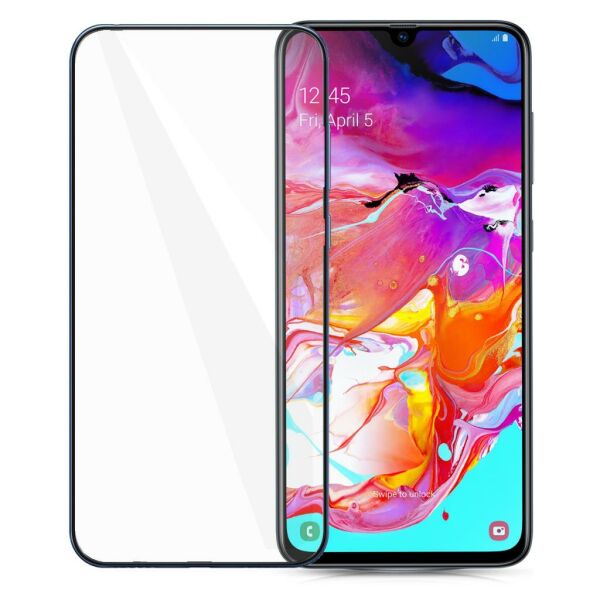 Blogy Galaxy A70 ile Uyumlu Flexi 5D Ekran Koruyucu