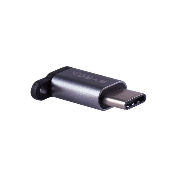 Syrox Type-C Micro USB Dönüştürücü DT14 Gümüş