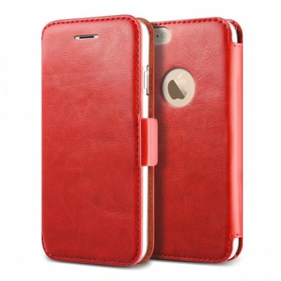 Verus iPhone 6 Plus ile Uyumlu Case Dandy Klop Diary Series Kılıf Red