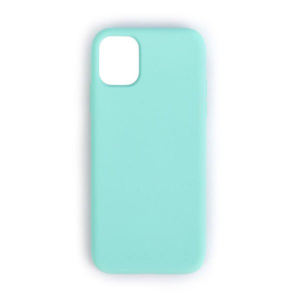 iPhone 11 Pro Max ile Uyumlu Cappy Silikon Kılıf Turkuaz